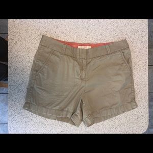 J Crew Chino Shorts Size 8